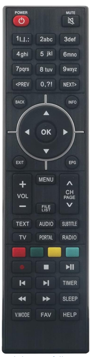Zgemma Remote Control